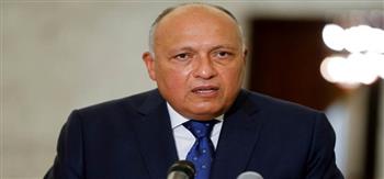 وزيرالخارجية يجدد دعم ⁧‫مصر‬⁩ للعراق ضد كل ما يهدد أمنه واستقراه وسيادته