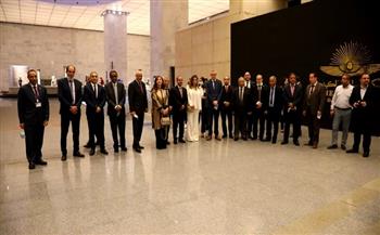 وزراء الإعلام العرب يزورون المتحف القومي للحضارة (صور)