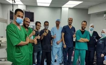 إجراء جراحة لمريض خلال ورشة عن مناظير الجهاز الهضمي فى بورسعيد