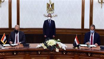 رئيس الوزراء يعرب عن سعادته بمسار التعاون بين مصر والعراق