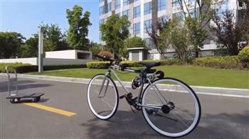 دراجة صينية مبتكرة تحميك من السقوط