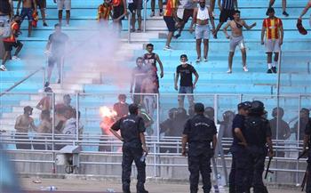 الأمن التونسي يدفع بقوات إضافية للسيطرة على أحداث شغب مباراة الترجى والأهلى