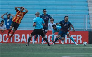 محمد شريف يحرز الهدف الأول للأهلى في شباك الترجي