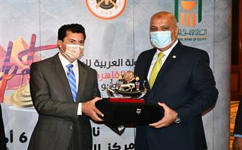 وزير الرياضة يشهد حفل افتتاح البطولة العربية للرماية