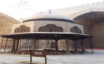 «الآثار الإسلامية»: إنتهاء أعمال ترميم قبة الفوارة بجامع السلطان حسن