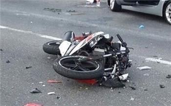 مصرع شخصين في حادث اصطدام دراجة نارية بعمود إنارة بأسيوط