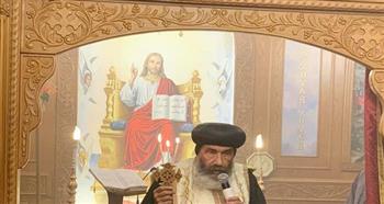 مُطران بورسعيد يرأس صلاة عشية تكريس كنيسة مارمينا ( فيديو)