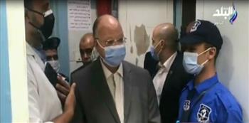 حادث قطار حلوان.. محافظ القاهرة يزور المصابين (فيديو)