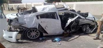 مصرع وإصابة 7 أشخاص في حادث تصادم بين 5 سيارات بأوتوستراد لبنان