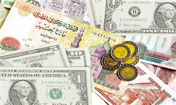 استقرار الدولار وارتفاع هامشي لليورو والاسترليني والدينار الكويتي أمام الجنيه المصري اليوم
