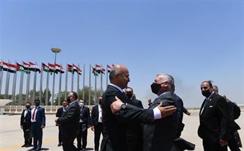 رئيس العراق وعاهل الأردن يشددان على أهمية التنسيق مع مصر لتخفيف توترات المنطقة