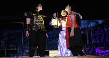 فرقة دمياط القومية المسرحية تختتم  ليالي عرض "كاهنة الأوراس" اليوم (صور)