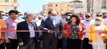 افتتاح كورنيش النيل وشارع بورسعيد بالسرو بعد تطويرهما