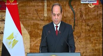 الرئيس السيسي للمصريين: مصر وجدت طريقها إلى التنمية الحقيقية بدعمكم
