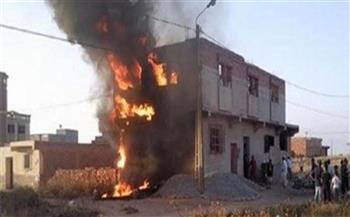 مصرع وإصابة 3 أشخاص أثناء مشاركتهم في إخماد حريق منزل بسوهاج 
