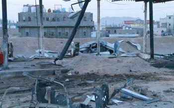 ارتفاع حصيلة ضحايا قصف استهدف محطة وقود بمأرب شمال اليمن