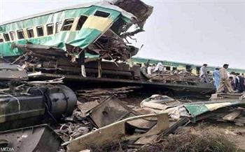 ارتفاع حصيلة ضحايا اصطدام قطاري ركاب جنوبي باكستان إلى 38 قتيلا
