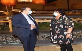  وزيرة الثقافة تتابع إستراتيجية عمل دار الأوبرا المصرية
