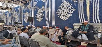 كبار القراء يشاركون فى عزاء إمام مسجد السيدة زينب السابق في بنها