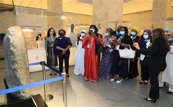 وفود «التعاون الاسلامي للمرأة» تزور المتحف القومي للحضارة بالفسطاط (صور)