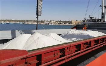تصدير 7 آلاف طن ملح إلى لبنان عبر ميناء العريش البحري