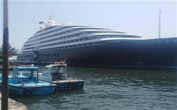 وصول السفينة السياحية "scenic eclipse" إلى ميناء بورسعيد