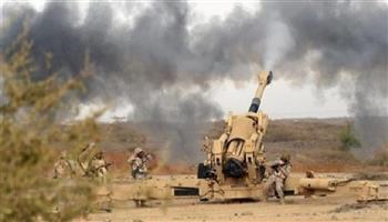 الجيش اليمني يقصف تمركزات حوثية غرب مأرب