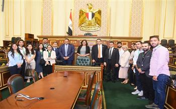 نواب التنسيقية يستقبلون الوفد الشبابي المصري واليوناني والقبرصي بالبرلمان (صور)