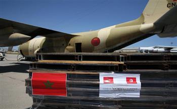 وصول طائرة عسكرية مغربية تحمل مساعدات طبية إلى تونس