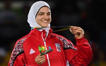 هداية ملاك أول امرأة تحمل علم مصر فى دورات الألعاب الأولمبية 