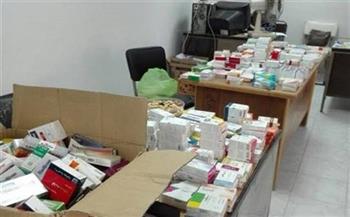 ضبط  أدوية تأمين صحي ومخدرة داخل مخزن بدون ترخيص بالإسكندرية 