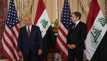 وزير الخارجية الأمريكي يلتقي بنظيره العراقي