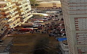 إخلاء فوري لعقار 17 طابقا بالإسكندرية بسبب شروخ مفاجئة