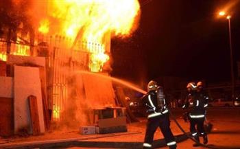 انتداب المعمل الجنائي لمعاينة حريق داخل كنيسة بالمرج