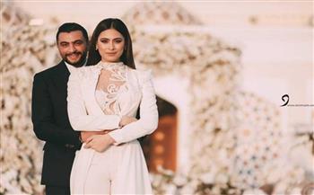 هاجر أحمد تحتفل بزفافها على رجل الأعمال أحمد الحداد (فيديو)