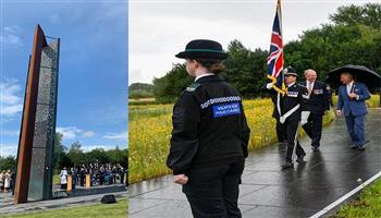 الأمير تشارلز يزيح الستار عن النصب التذكاري لضحايا الشرطة ويشيد بتضحياتهم