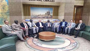 وزير الري يبحث مع نظيره بجنوب السودان تطوير منظومة إدارة الموارد المائية