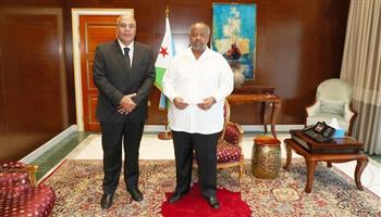 السفير المصرى يلتقى رئيس جيبوتى قبيل انتهاء مهمته فى البلاد