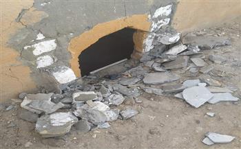 سرقة الأبواب الحديدية لبعض المقابر والمدافن ببني سويف