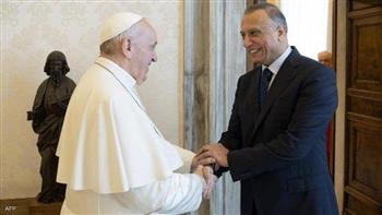 رئيس الوزراء العراقي يزور بابا الفاتيكان خلال جولته الأوروبية