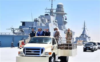 وسائل الإعلام العربية والعالمية تبرز افتتاح الرئيس السيسى لقاعدة «3 يوليو» البحرية