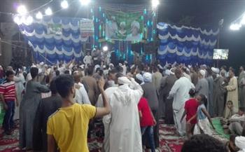 المئات يشهدون احتفال الليلة الختامية لمولد الشيخ الجعفري بالأقصر