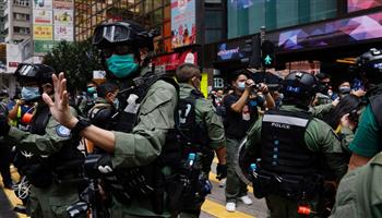 اعتقال شخص في هونج كونج لإهانته النشيد الوطني الصيني