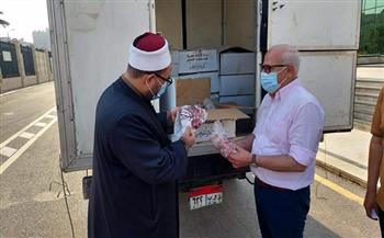 توزيع ٢ طن من صكوك الأضاحي على الأسر الاكثر احتياجا ببورسعيد