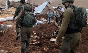 الاحتلال الإسرائيلي يقتحم خربة حمصة في الأغوار
