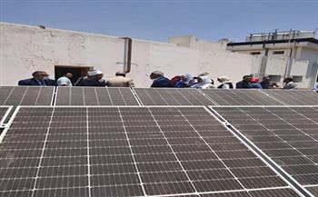 رئيس جامعة الأزهر يفتتح مشروع الطاقة المتجددة بتحويل إنارة المباني للطاقة الشمسية 