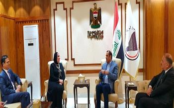 وزيرة التجارة: حريصون على تقديم خبراتنا لإقامة شراكات صناعية مع العراق والأردن
