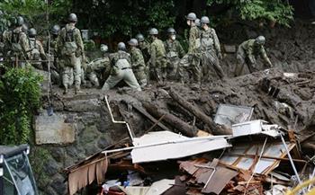اليابان: انخفاض عدد المفقودين جراء الانهيارات الطينية إلى 24 شخصا