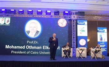 رئيس جامعة القاهرة يفتتح مؤتمر كلية الصيدلة لمواجهة كورونا في المستقبل