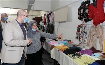 محافظ بني سويف يفتتح معرض التكافل الاجتماعي للملابس المستعملة